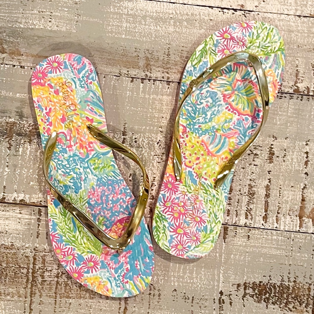 Lilly Pulitzer Flip Flops NWOT